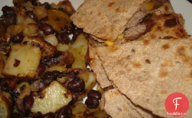 Quesadilla Cu Friptură Picantă