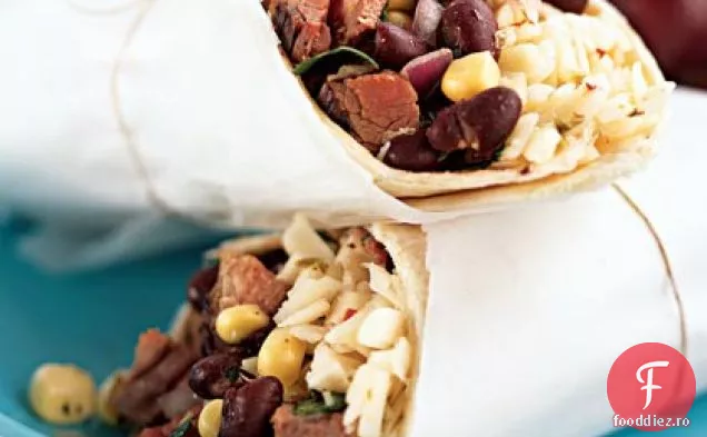 Friptură de Sud-Vest, porumb și fasole neagră