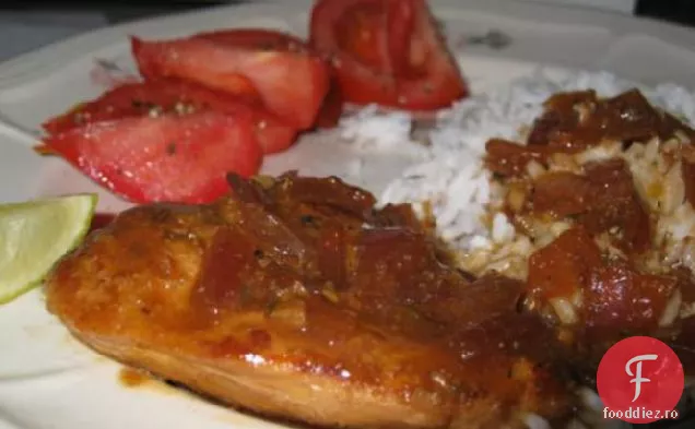 Pulpe de pui cu usturoi și var