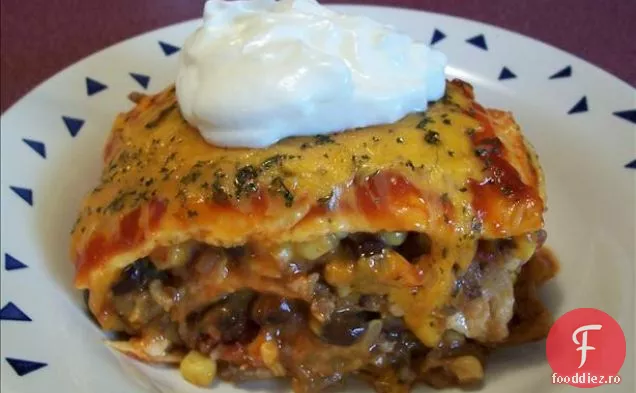 Caserola Burrito Stratificată