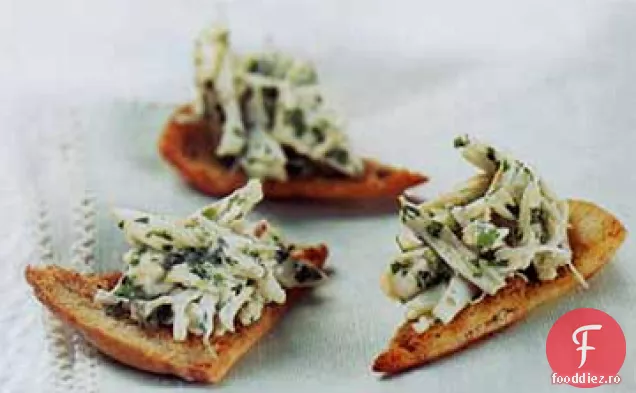 Crab canap cu chimen