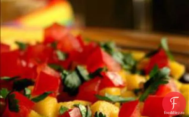 Sunny Caraibe fasole neagră și mango Dip
