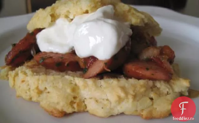 Shortcake cu roșii și Kielbasa
