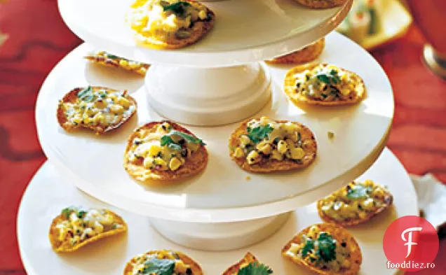 Chipsuri de Tortilla cu porumb la grătar și Cheddar