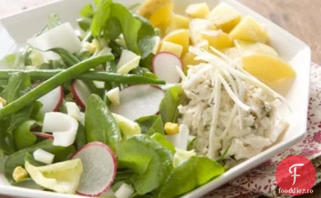 Salată de Crab cu sos de lămâie