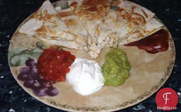 Quesadillas De Pui La Grătar