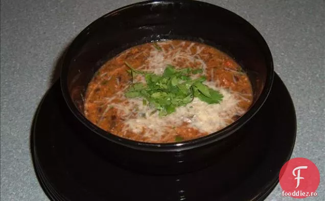 Supă Cremoasă De Tortilla De Pui