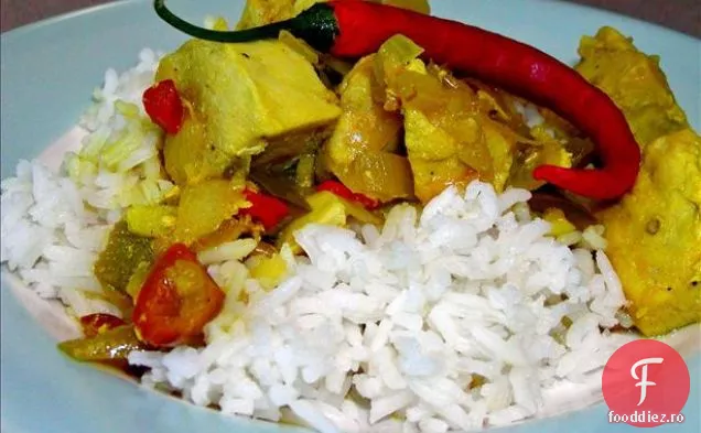 Cuburi de porc glazurate dulci și picante