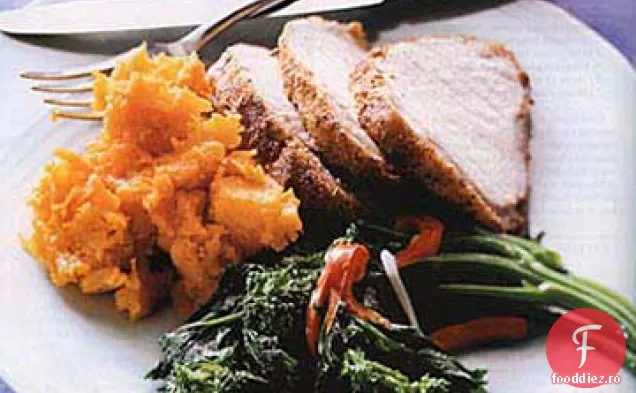 Muschi de porc acoperit cu făină de porumb și-Chile-chimen