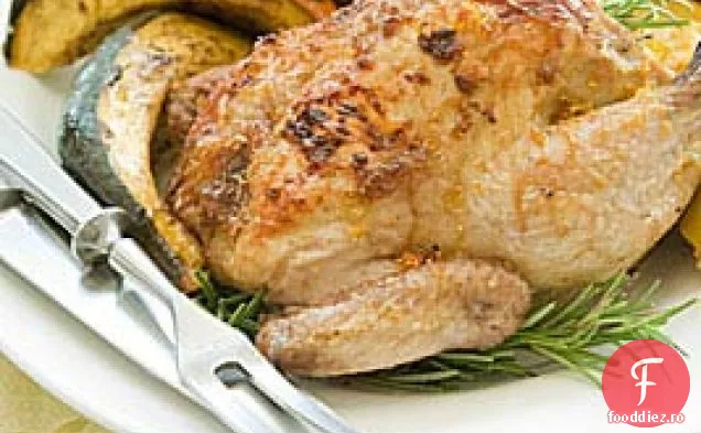 Găini De Vânat Cu Squash De Ghindă