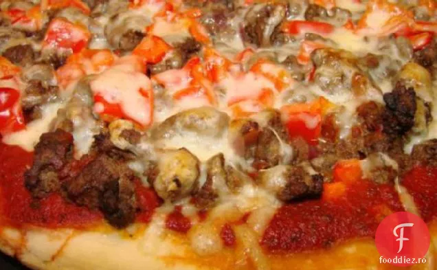 Pizza Cu Carne De Vită Măcinată