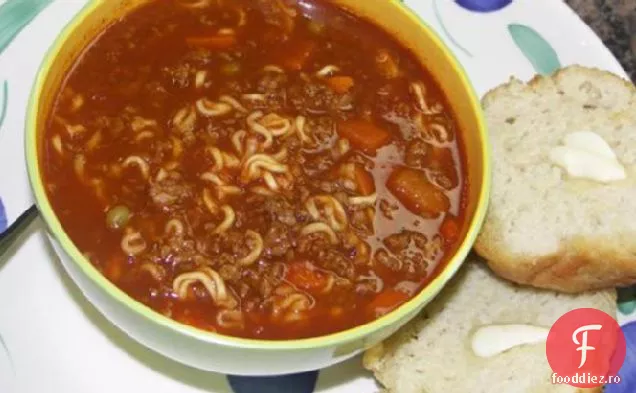 Supă De Legume Cu Tăiței Ramen