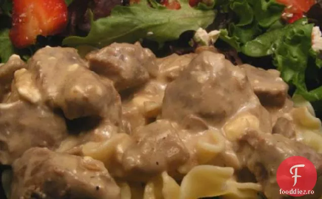 Slow Cooker Carne De Vită Stroganoff