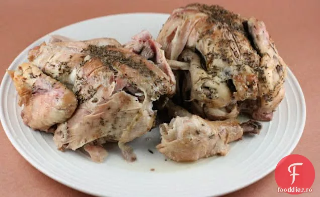 Crockpot Bacon Înfășurat Cornish Vânat Găini