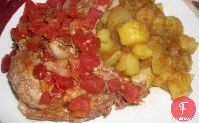 Cotlet De Porc Sufocat Cajun