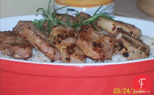 Filet De Porc La Grătar Cu Rozmarin Portocaliu