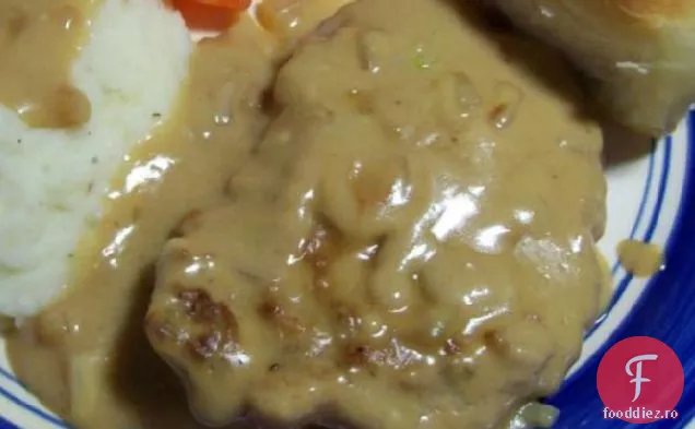 Cotlet de porc și sos