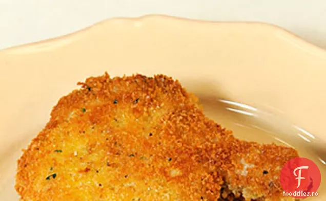 Cotlet de porc pâine cu cimbru