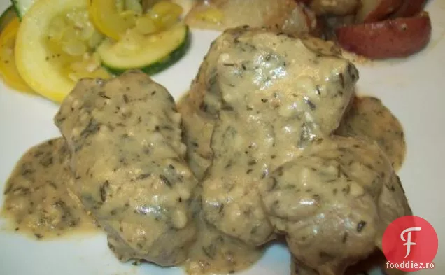 Coaste de porc picante cu usturoi și roșii