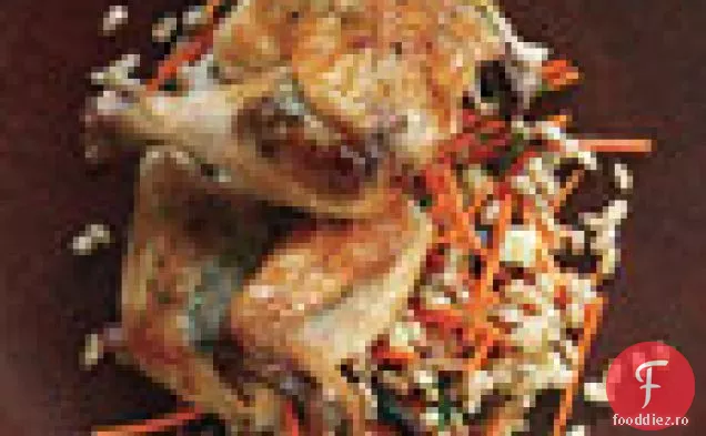 Găini Cornish prăjite cu unt Negru-măsline