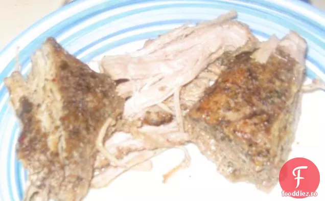 Cotlet De Porc De Țară Cu Sos De Ciuperci