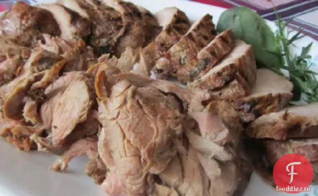 Filet de porc marinat la grătar