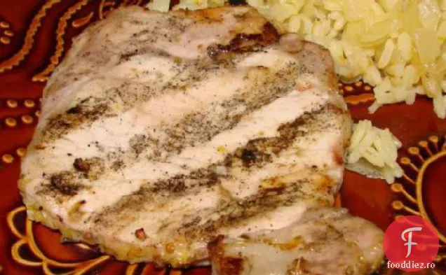 Cotlet De Porc La Grătar Cu Lămâie