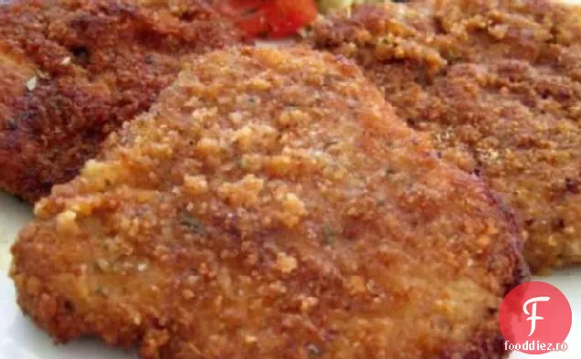Cotlete De Porc Cu Parmezan