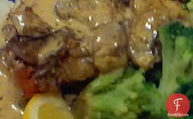 Cotlet De Porc Cu Sos De Ciuperci