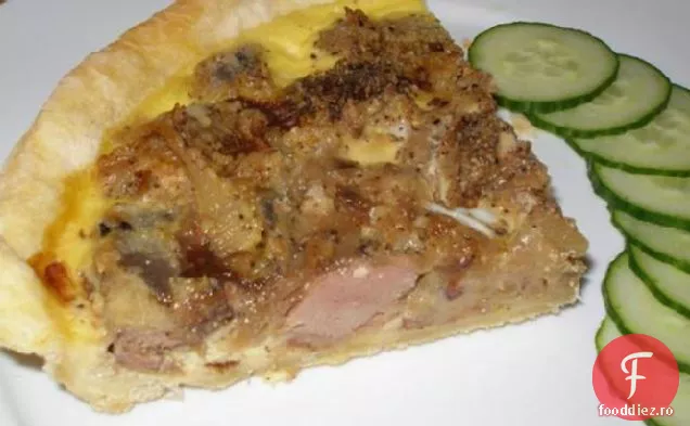 Tarta cu ficat si ceapa