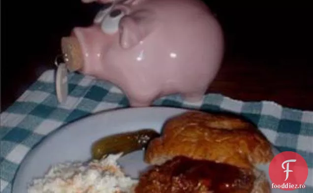 Grătar de porc tras, grătar și sos de grătar