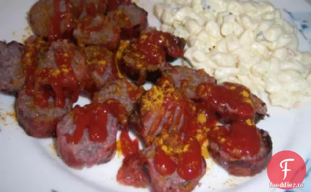 Sos rapid și simplu Curry Wurst (Currywurst) pentru Brats