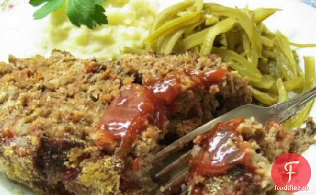 Pâinea de carne a mamei cu glazură caramelizată (germană Falsche Hase)