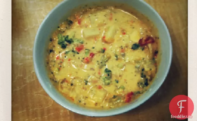 Șuncă, Porumb Și Cheddar Chowder