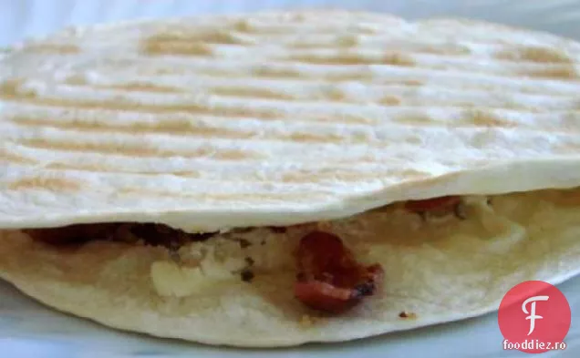 Quesadillas cu Bacon și cremă de brânză