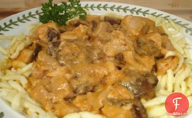 Gulaș De Pui (Tocană De Pui)