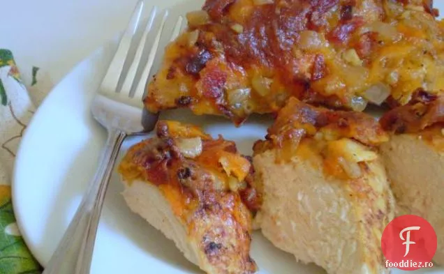 Straturi cu benzi de mic dejun și Gorgonzola