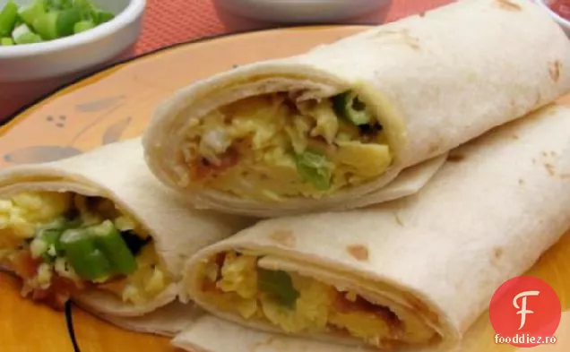 Tacos cu Bacon și ouă