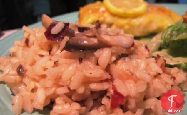 Risotto De Lămâie Cu Slănină Și Ciuperci