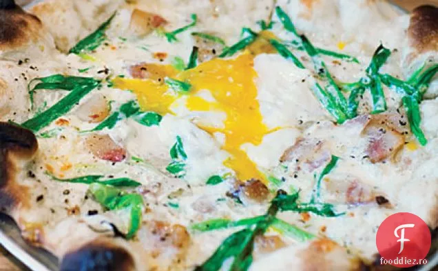 Delfina ' s Carbonara Pizza