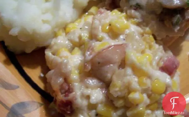 Cremă de porumb și Bacon coace