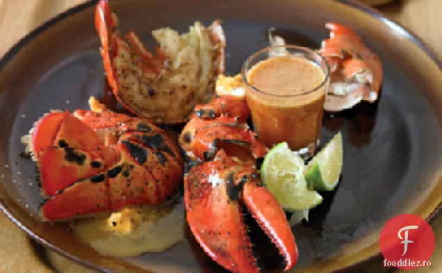 Homarul Dr. BBQ cu unt de Chili-Lime