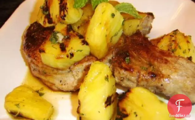 Chutney De Ananas-Mentă
