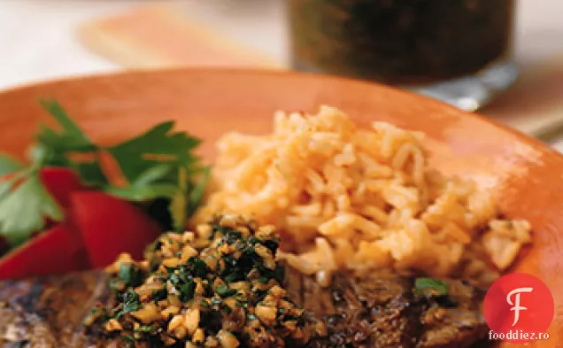 Friptură cu sos Chimichurri