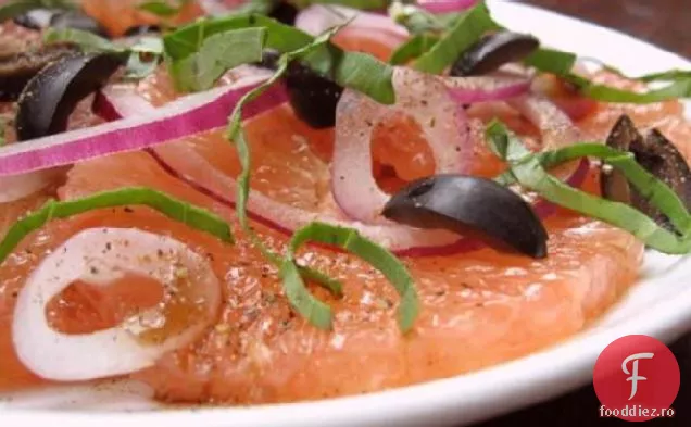 Salată de Grapefruit, ceapă și busuioc