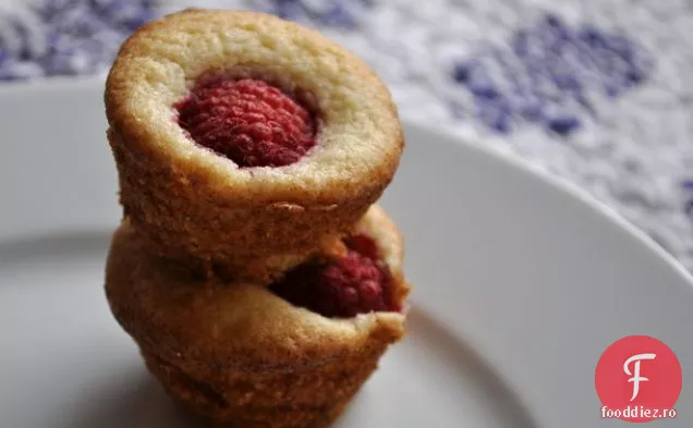 Mini Briose Cu Lămâie De Zmeură