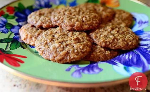 Biscuiți Cu Fulgi De Ovăz Cu Zahăr Brun