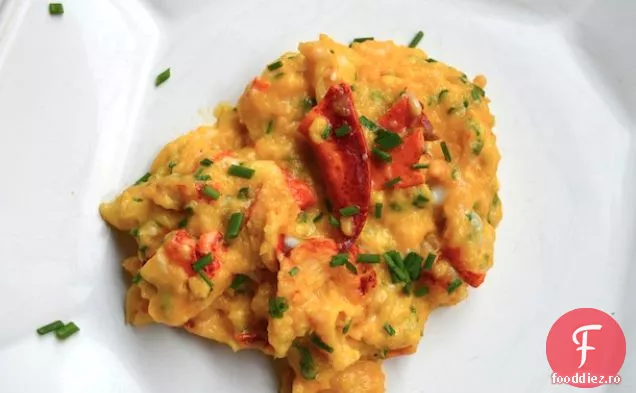 Homar și arpagic omletă