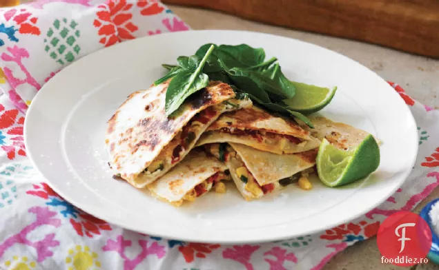 Quesadillas De Porumb Și Brânză De Capră