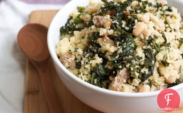 Cous Cous Cu Cârnați, Varză Și Fasole Albă
